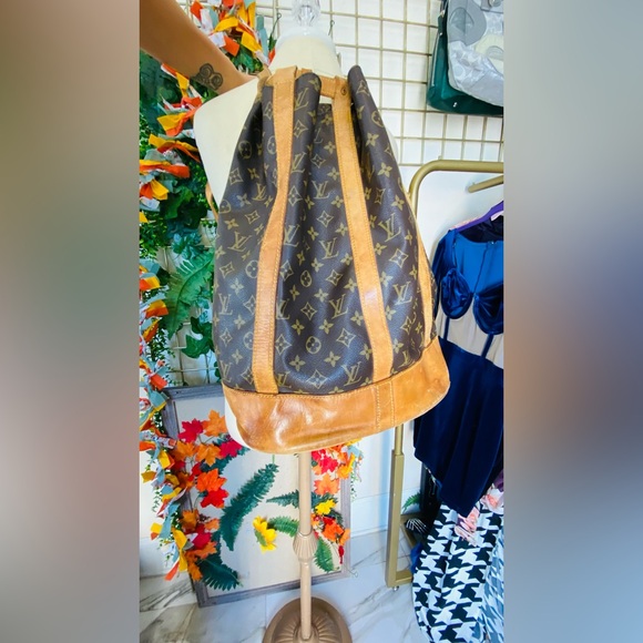 Louis Vuitton Monogram Well Maintained Randonne Vintage Backpack - Picture 1 of 9